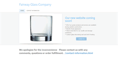 Desktop Screenshot of fairwayglass.us