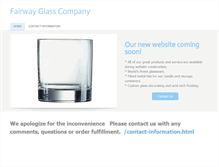 Tablet Screenshot of fairwayglass.us